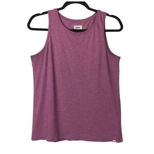 Pact Womens Organic Cotton Tank Top Size M Purple Pink Sustainable
